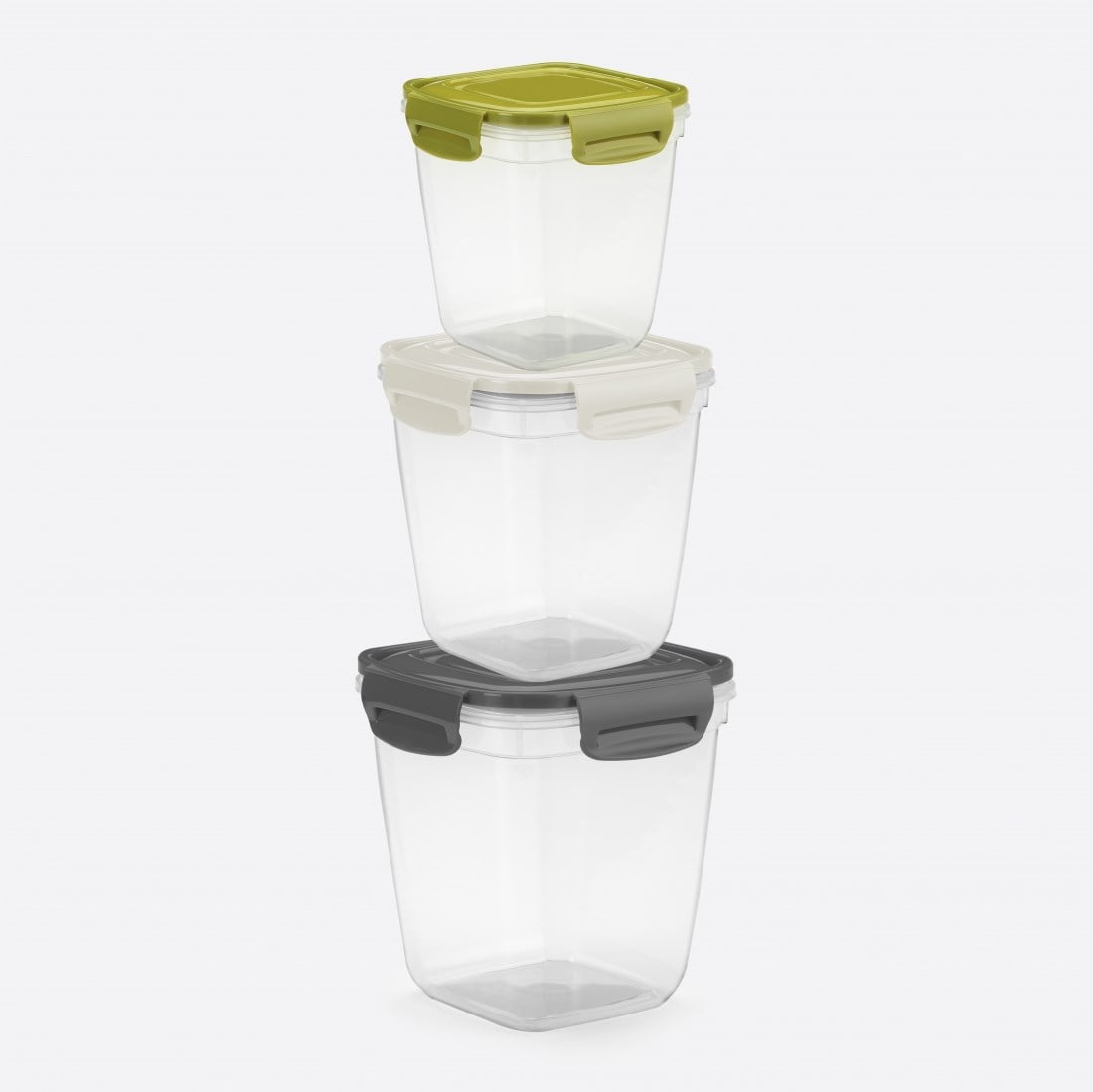 3 Parça Dikdörtgen Fresh Box Set (575-1075-1900 ml)