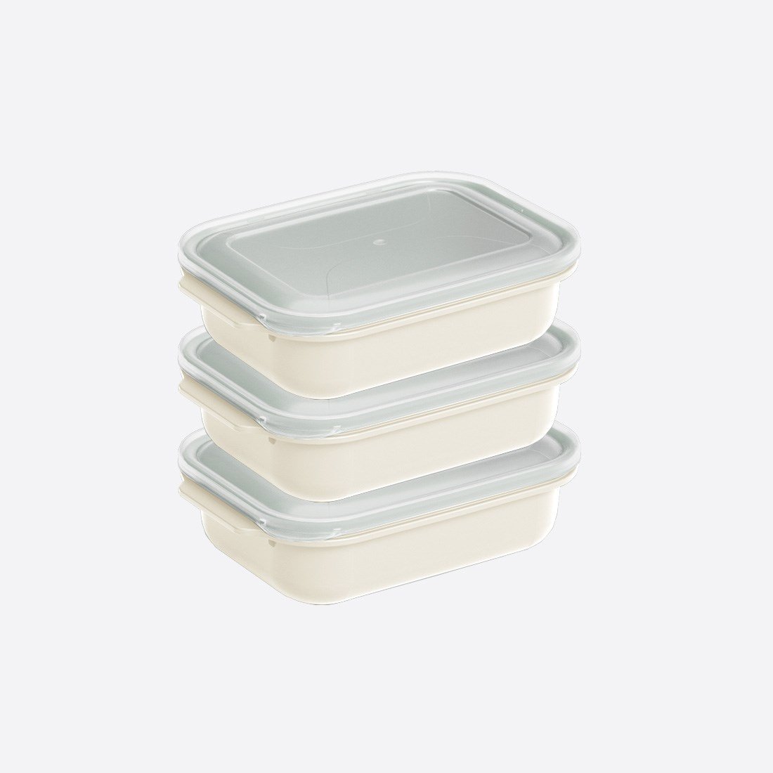 3 Parça Easy Keep Dikdörtgen Set ( 3 x 1300 ml )