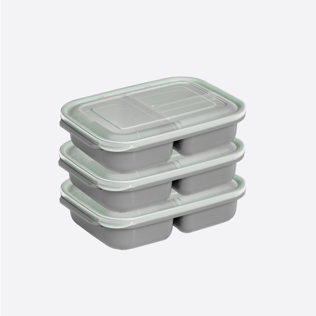 3 Parça Easy Keep Dikdörtgen Set ( 3 x 1700 ml )