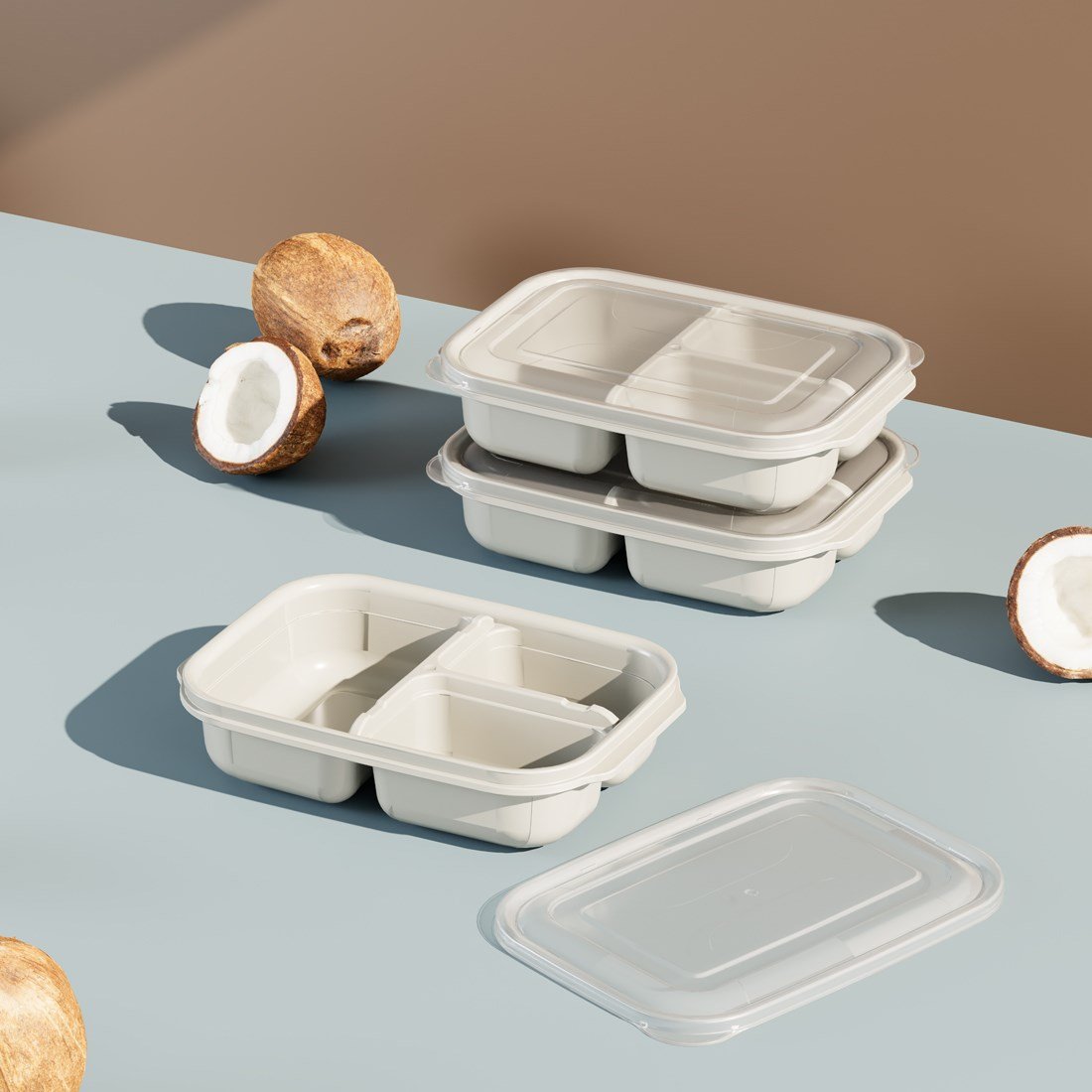 3 Parça Easy Keep Dikdörtgen Set ( 3 x 1700 ml )