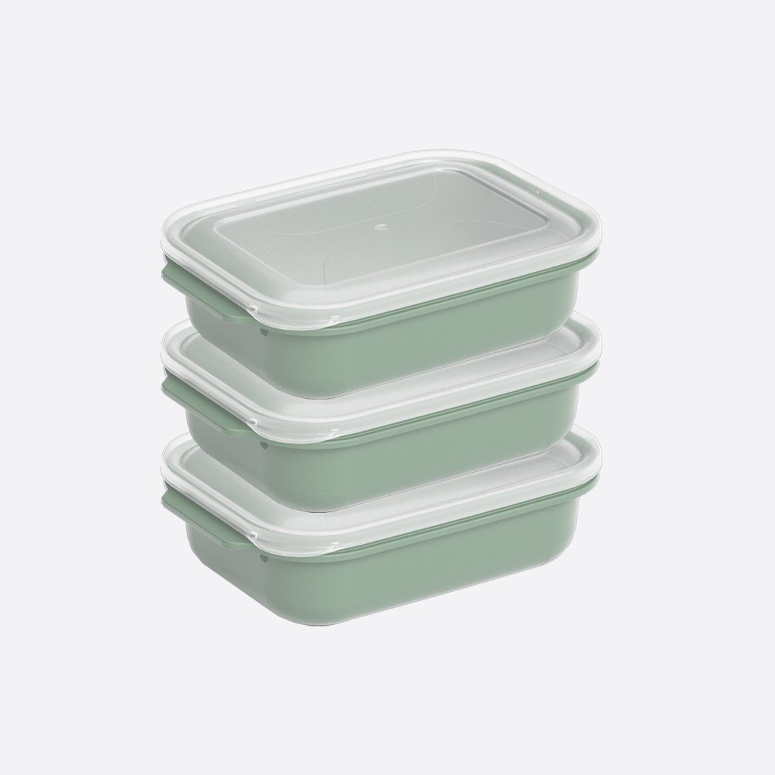3 Parça Easy Keep Dikdörtgen Set ( 3 x 2500 ml )