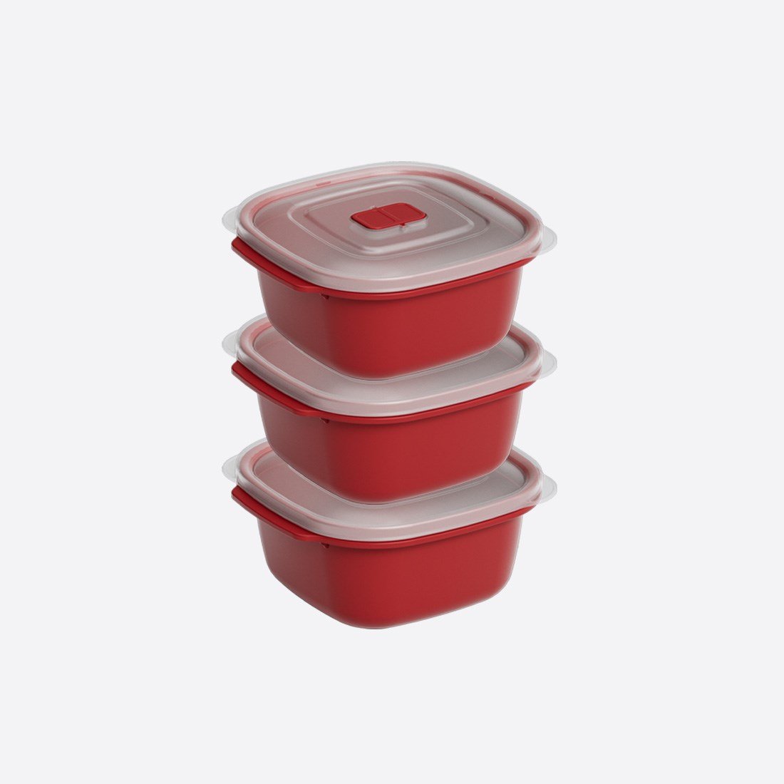 3 Parça Heat'n Go Kare Set ( 3 x 1100 ml )
