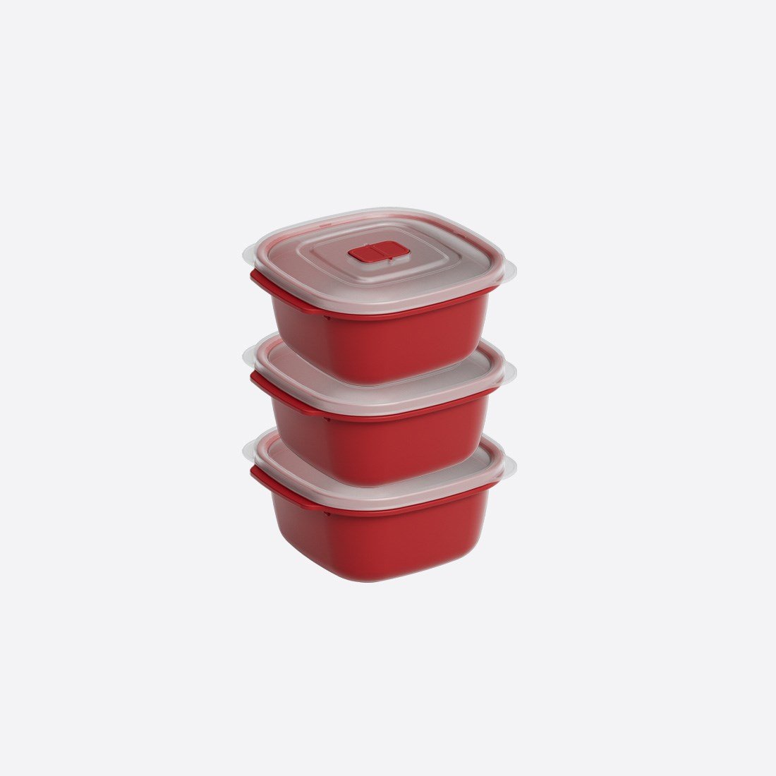 3 Parça Heat'n Go Kare Set ( 3 x 550 ml )