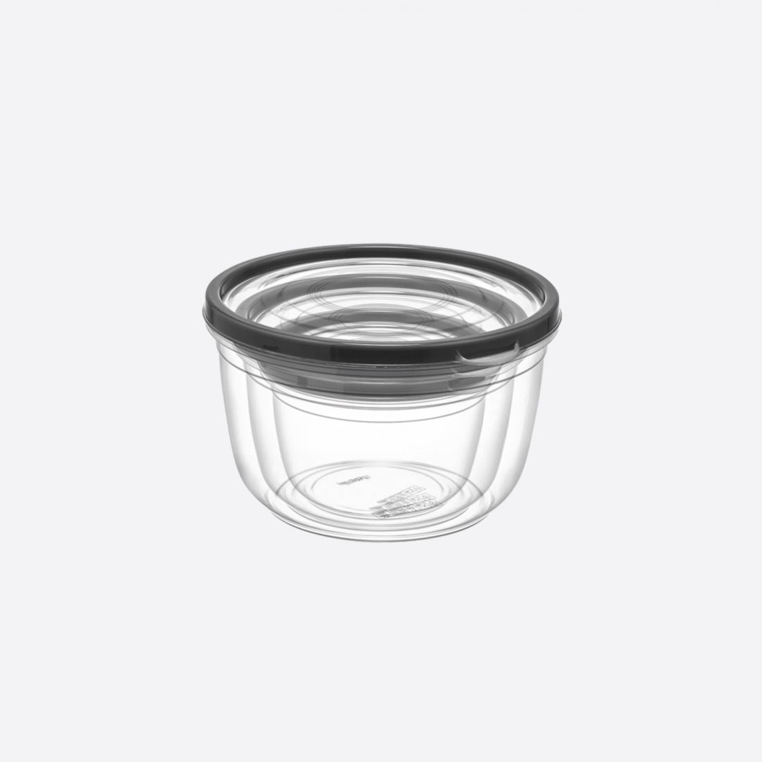 3 Parça Kompakt Yuvarlak Set (625-1200-2100 ml)