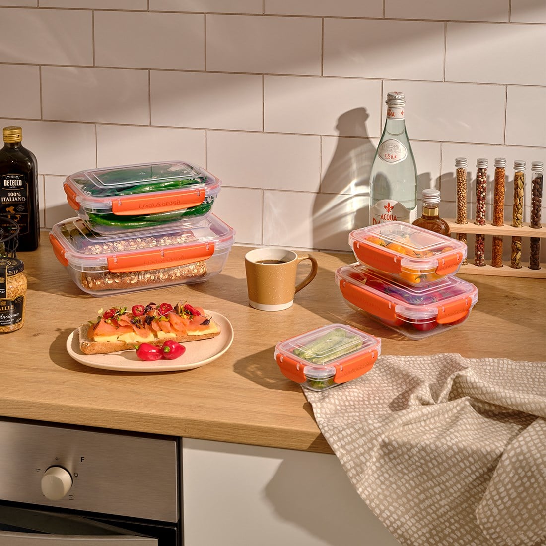 3 Parça Master Dikdörtgen Set (565-975-1675 ml)