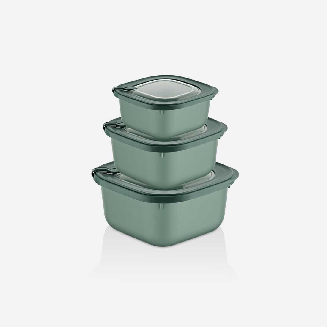 3 Parça MicroSafe Set ( 600-1100-1800 ml )