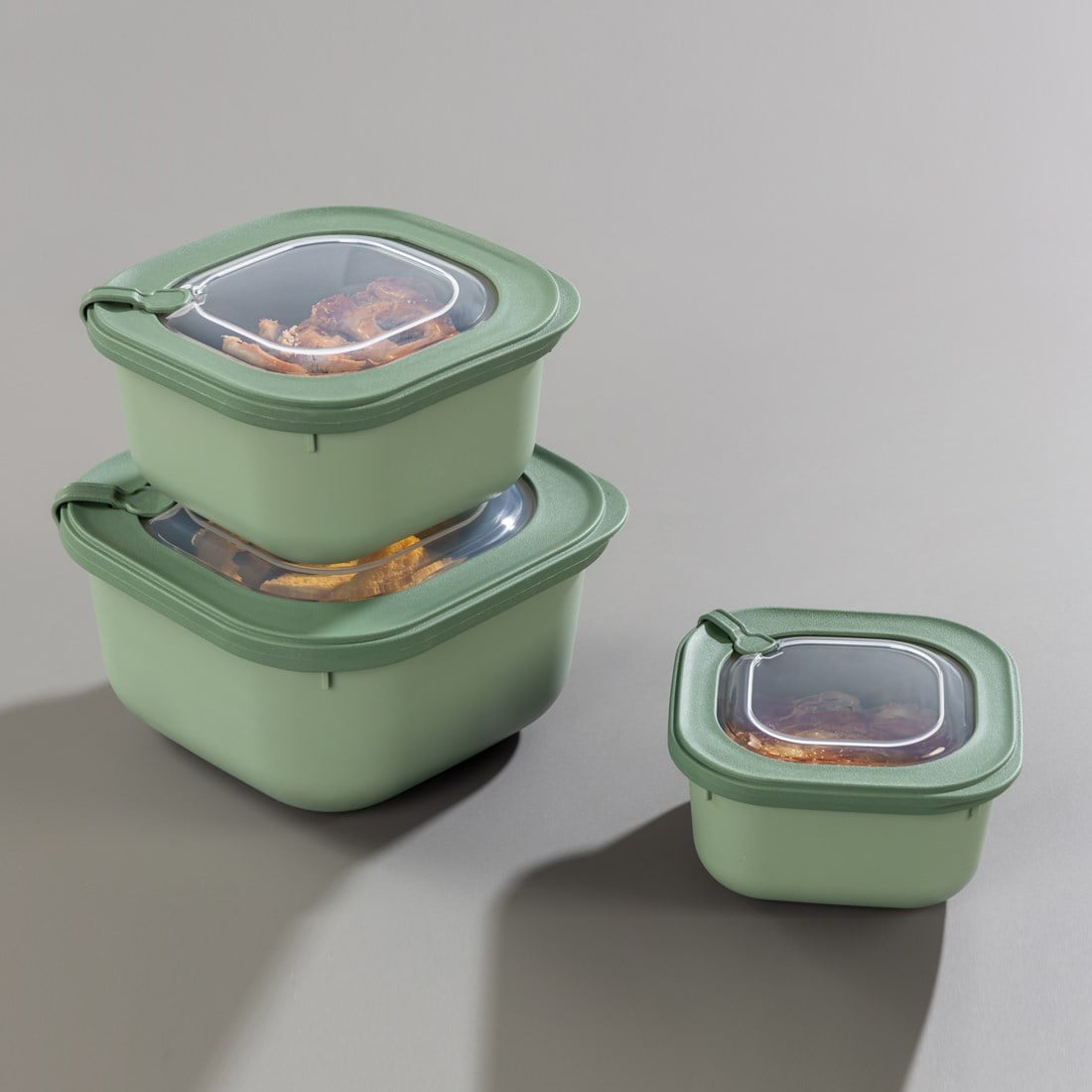 3 Parça MicroSafe Set ( 600-1100-1800 ml )