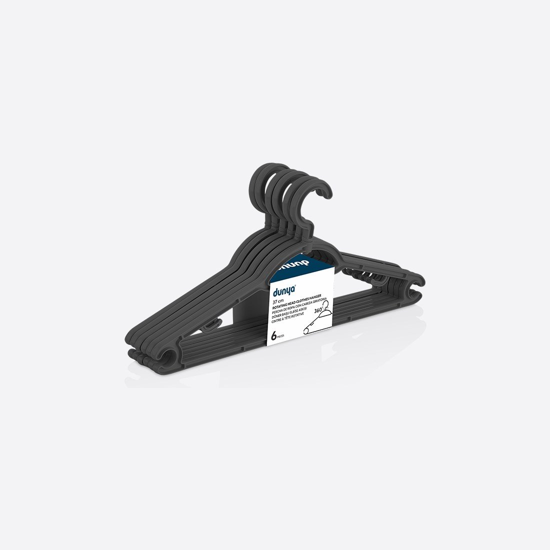 37 cm Döner Başlı Askı X 6