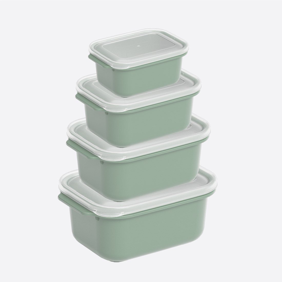 4 Parça Easy Keep Dikdörtgen Set ( 500 x 1000 x 2000 x 3500 ml )