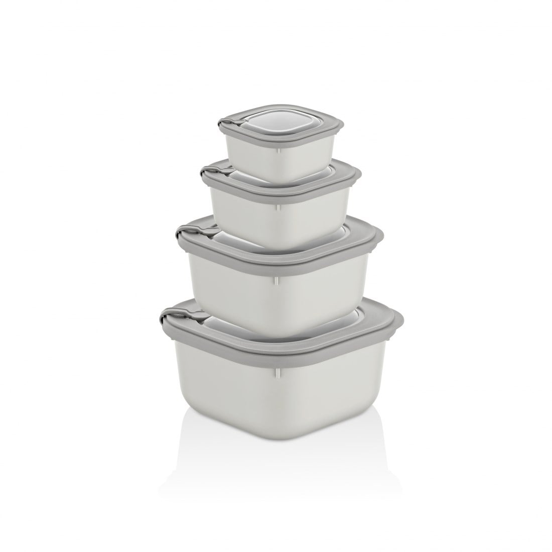 4 Parça MicroSafe Set ( 600-1100-1800-3000 ml )