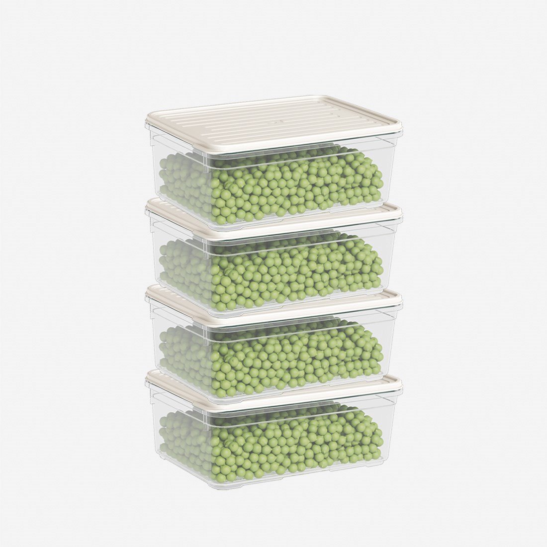4 Parça Smart Saklama Kabı Set (4 x 1650 ml)
