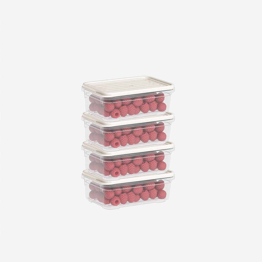 4 Parça Smart Saklama Kabı Set (4 x 500 ml)