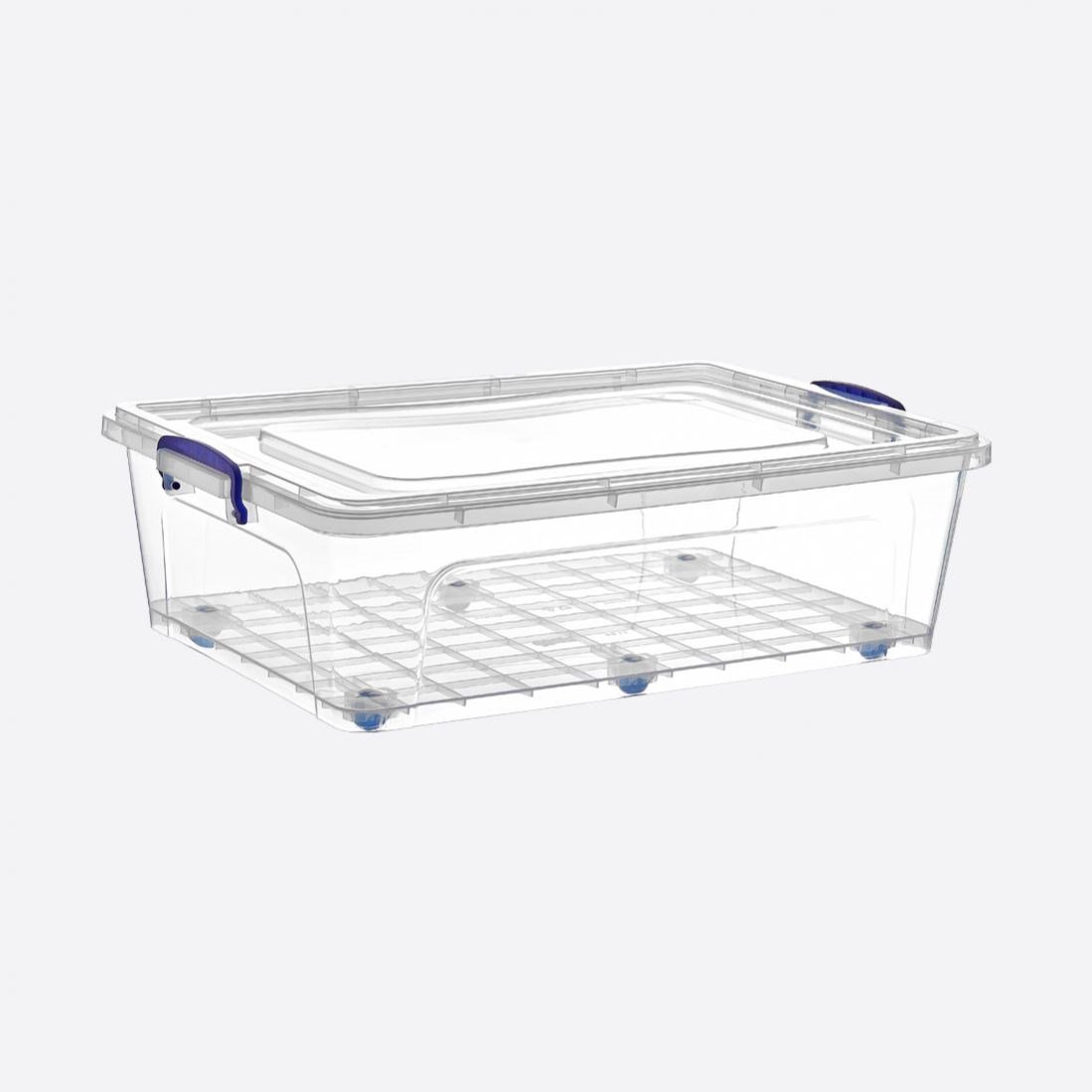 40 L Tekerlekli Clear Box