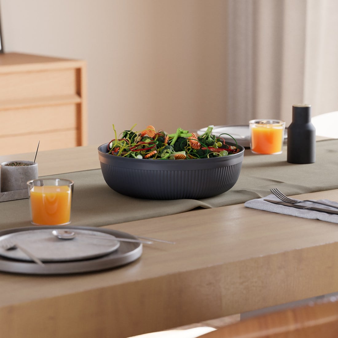 4000 ml Line Chef Salata Set
