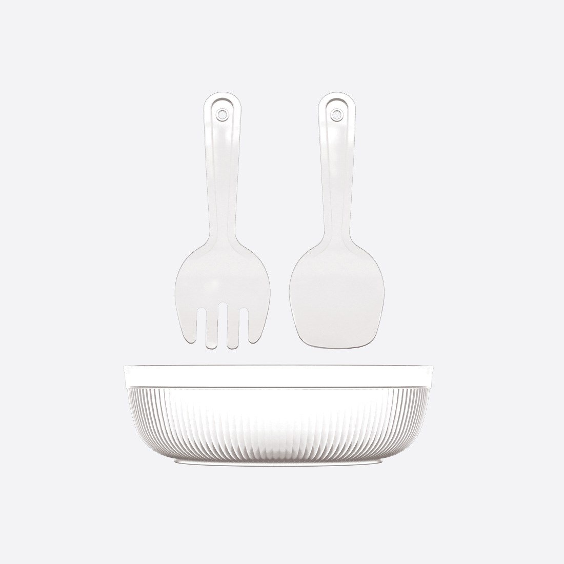 4000 ml Line Kristal Salata Set