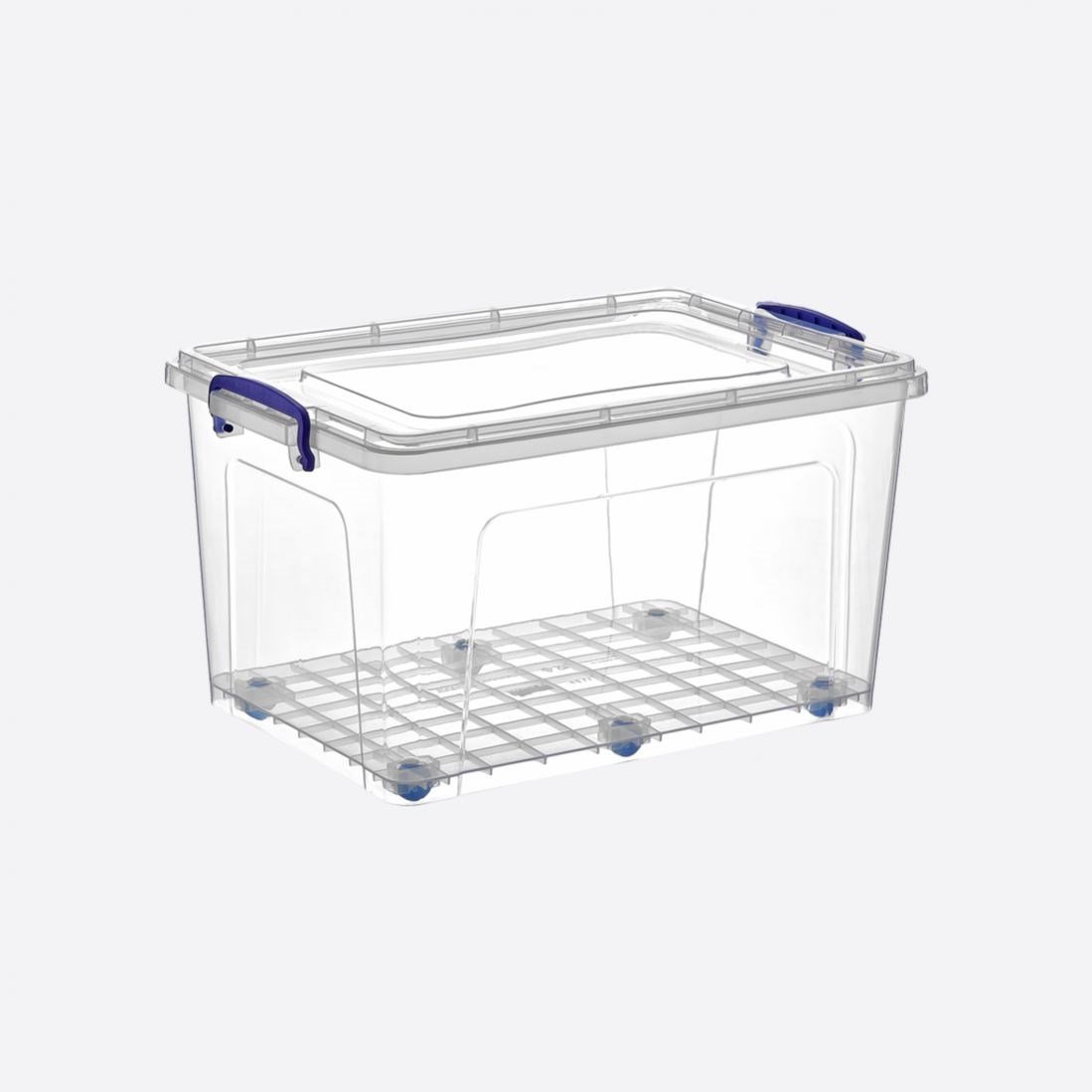 42 L Tekerlekli Clear Box
