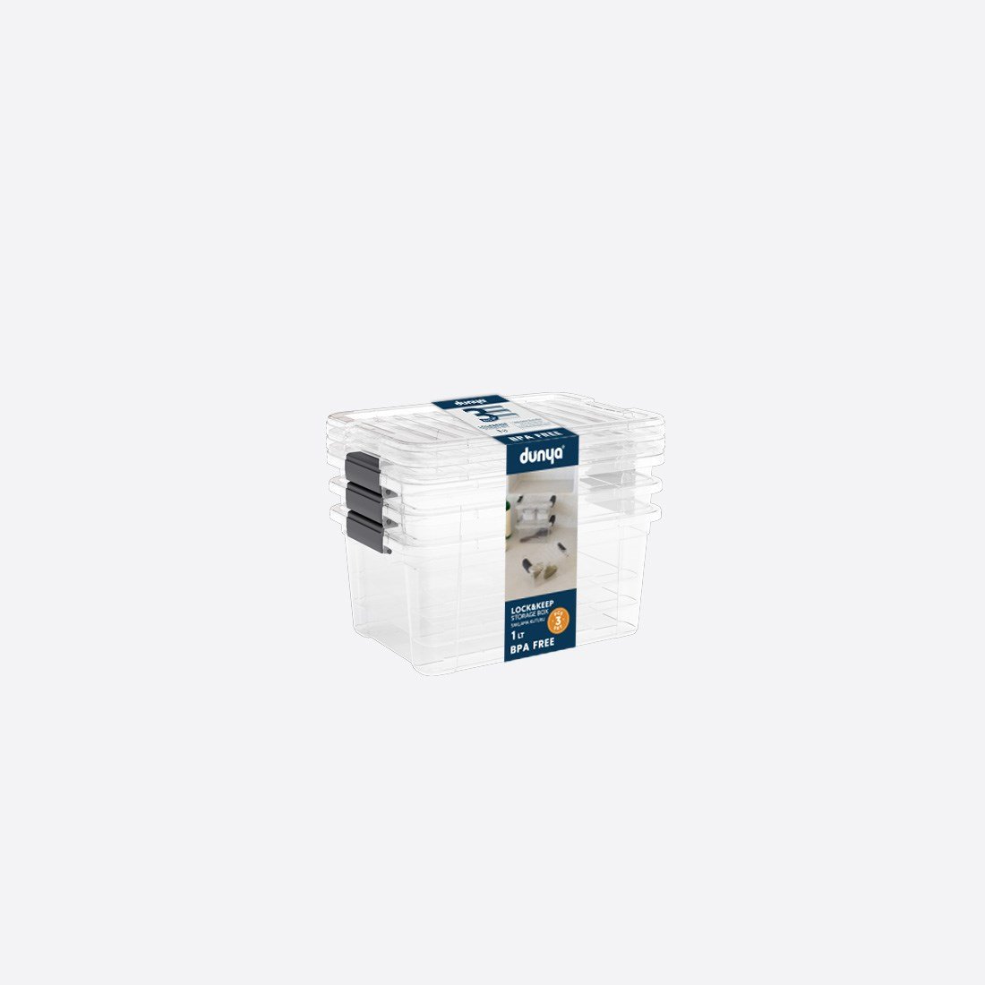 Lock&Keep Box 1 L X 3 Set