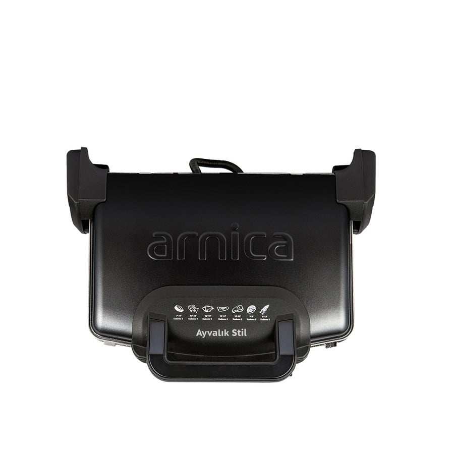 ARNICA Ayvalık Stil Tost Makinesi Siyah (GH26262)