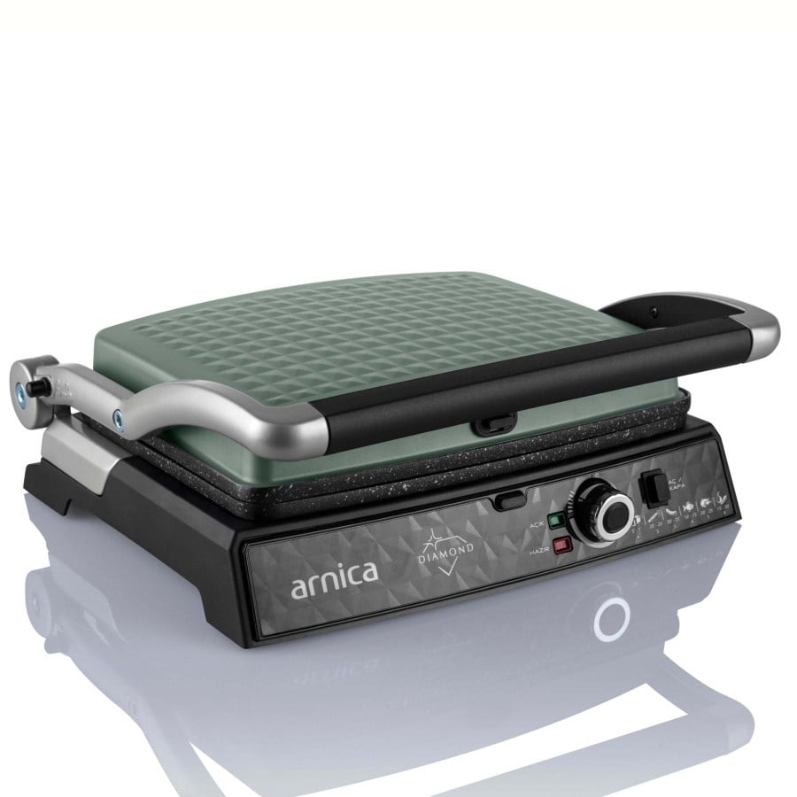 ARNICA GH26254 Diamond Mint Izgaralı Tost Makinesi