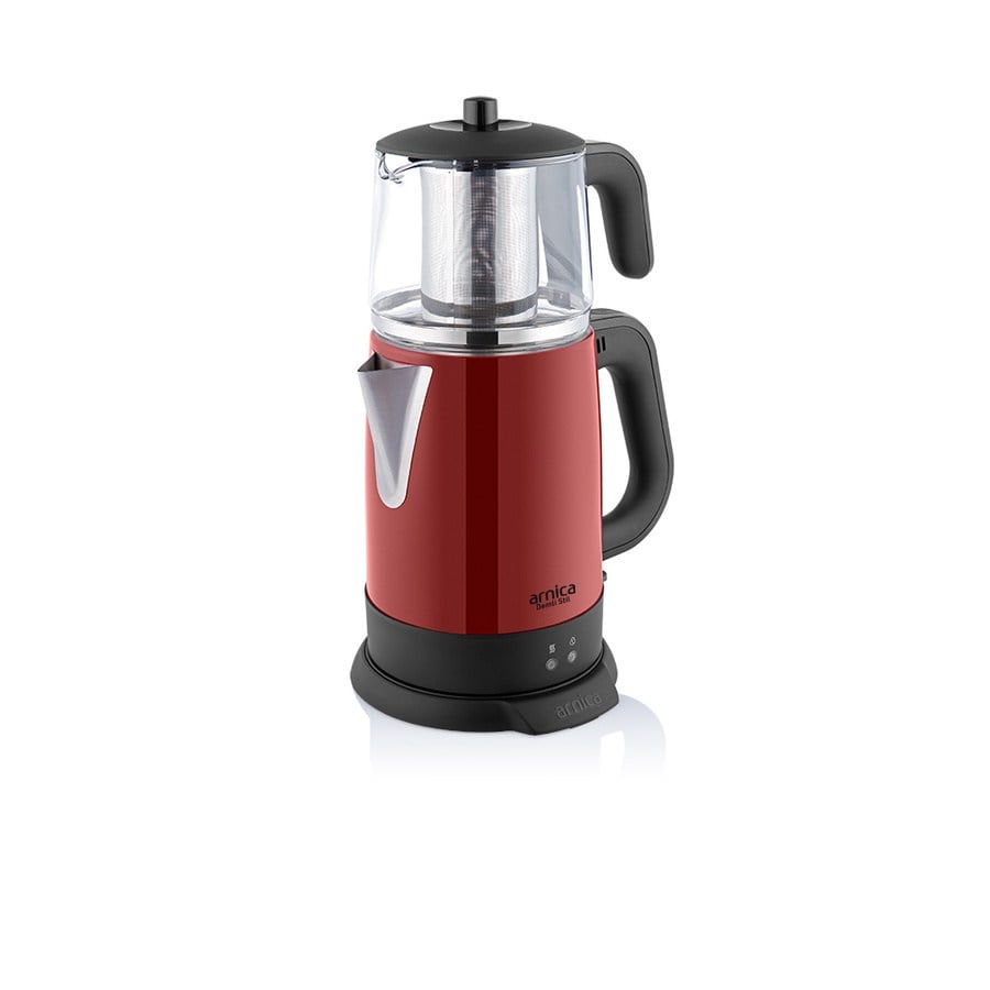 ARNICA IH33204 Demli Stil Kırmızı Cam Çay Makinesi