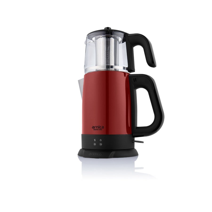 ARNICA IH33204 Demli Stil Kırmızı Cam Çay Makinesi