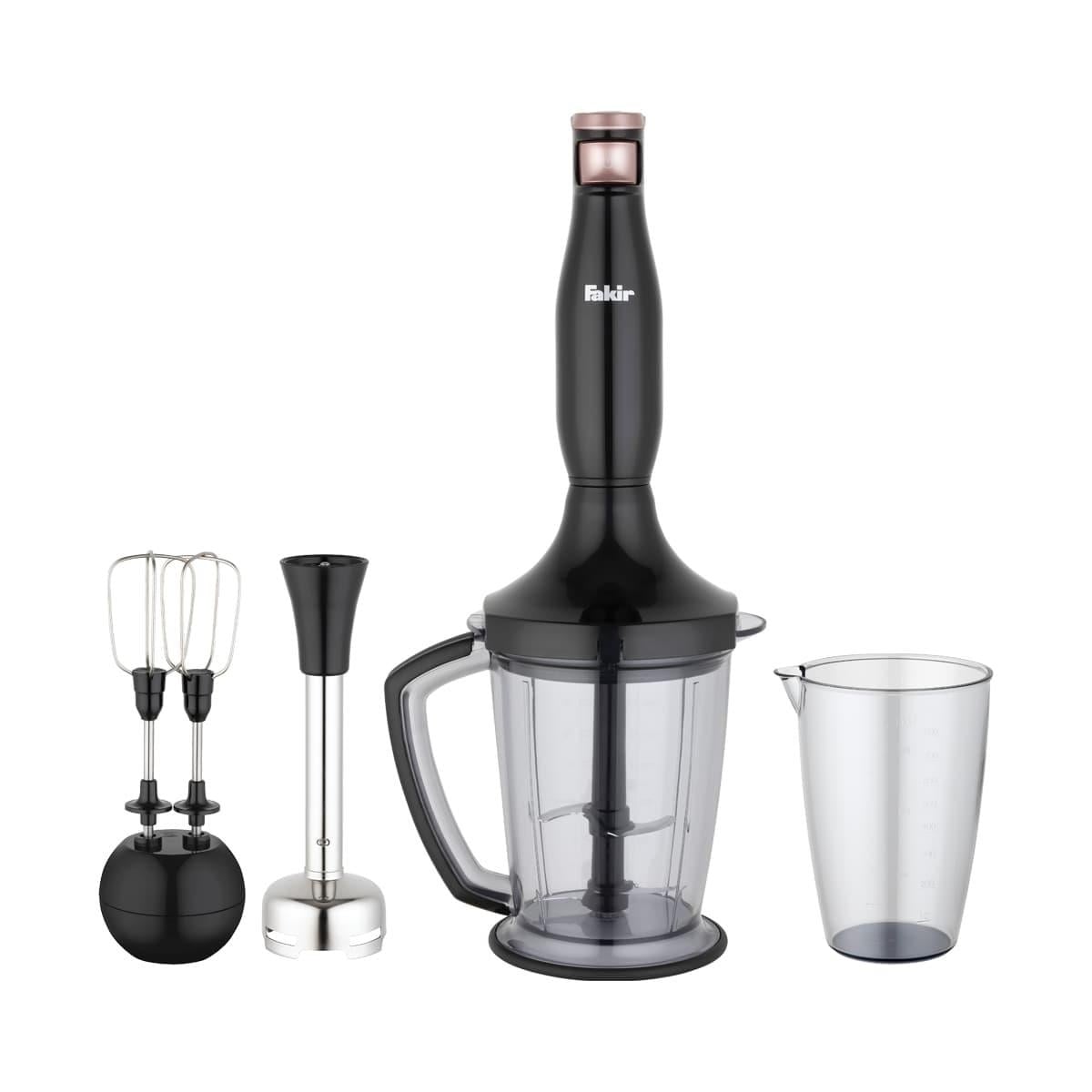 FAKIR Stor Lucina Black Rosie 1000 W Blender Seti Black - Rosie