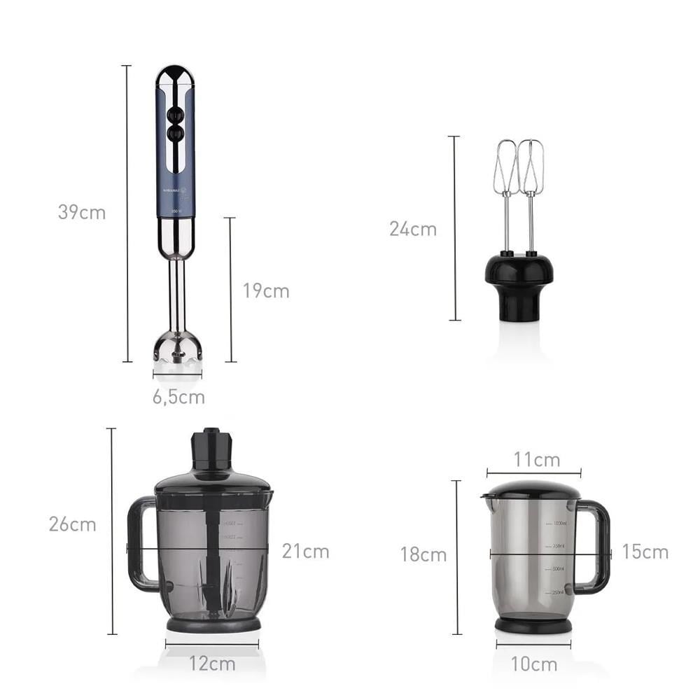 KORKMAZ A447-13 Azura Mega Blender Set