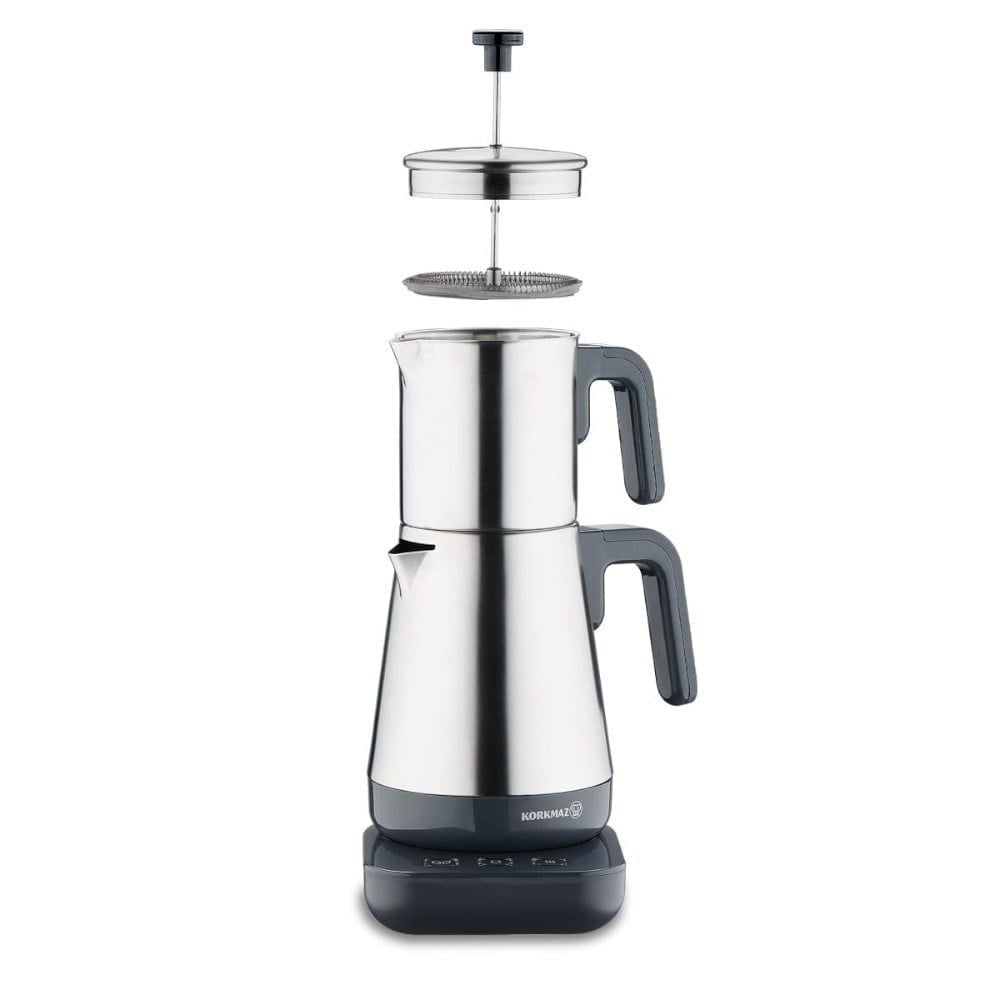 KORKMAZ A850-01 Moderna Gri/Satin 1600 W Çay Makinesi