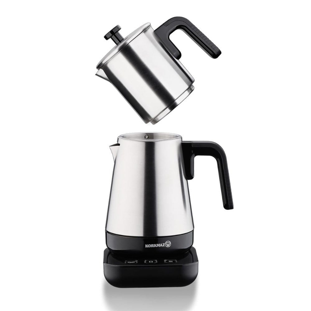 KORKMAZ A850-01 Moderna Gri/Satin 1600 W Çay Makinesi