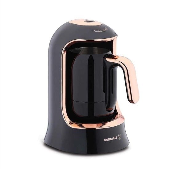KORKMAZ A860-09 Kahvekolik Deluxe Otomatik Kahve Makinası Siyah/Rose