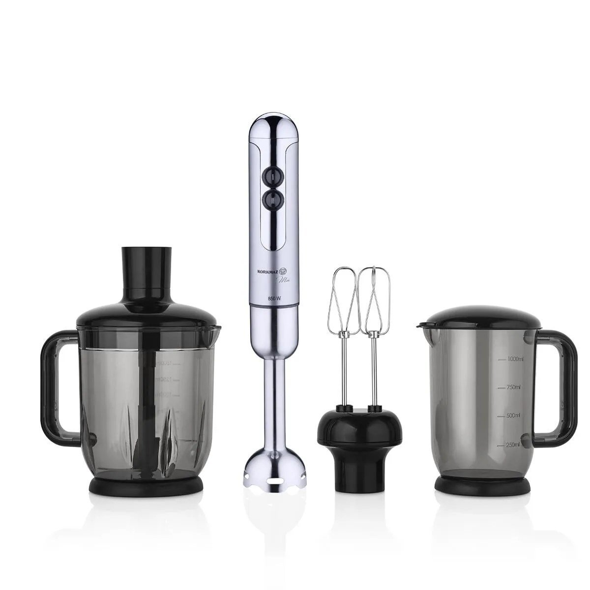 KORKMAZ Mia Mega Blender Set Inox/Krom A447-16
