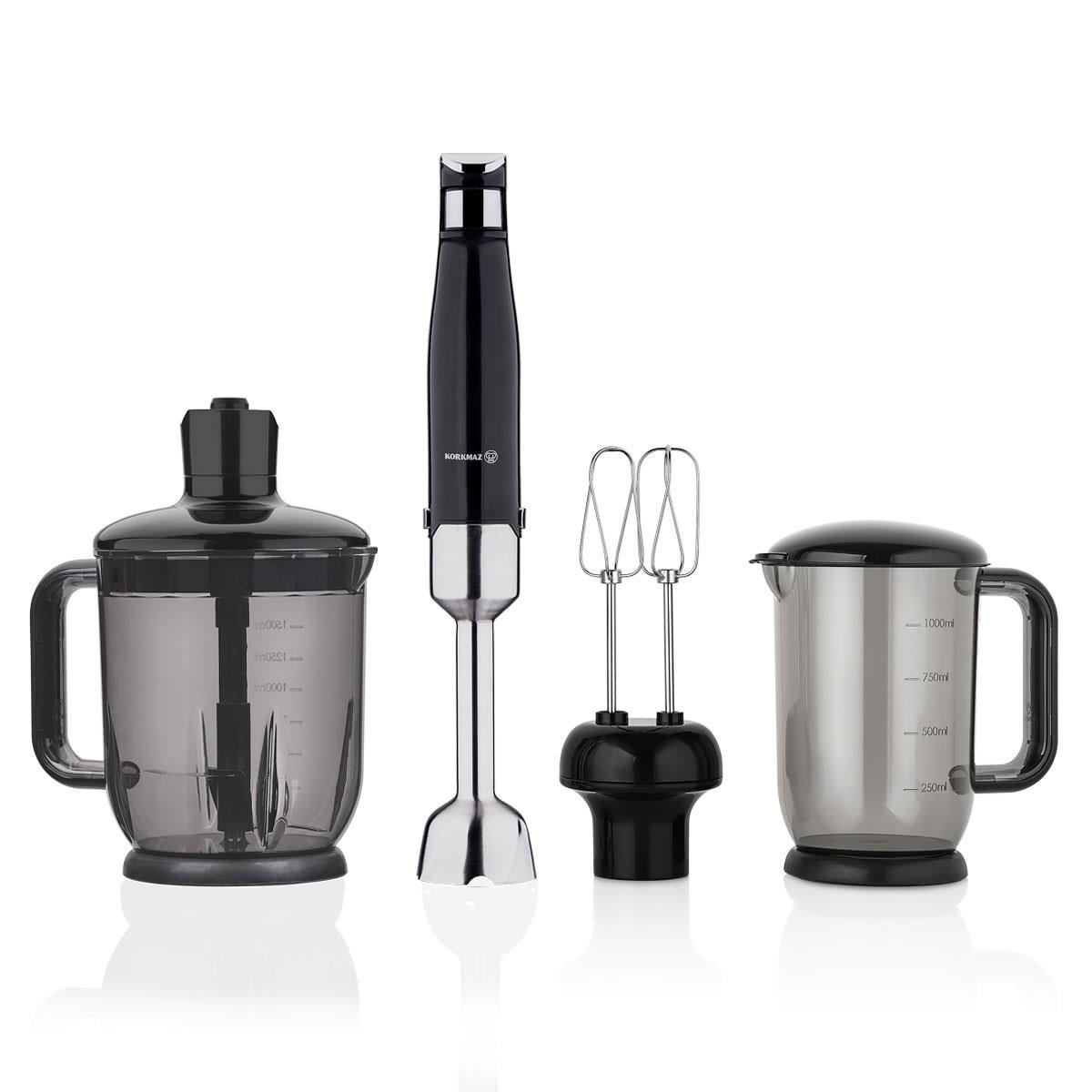 KORKMAZ Performix Mega Siyah Blender Seti (A449)