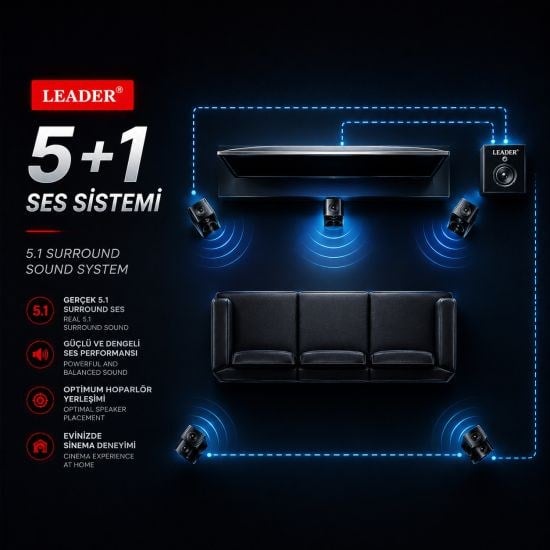 LEADER 5873 5+1 Ses Sistemi