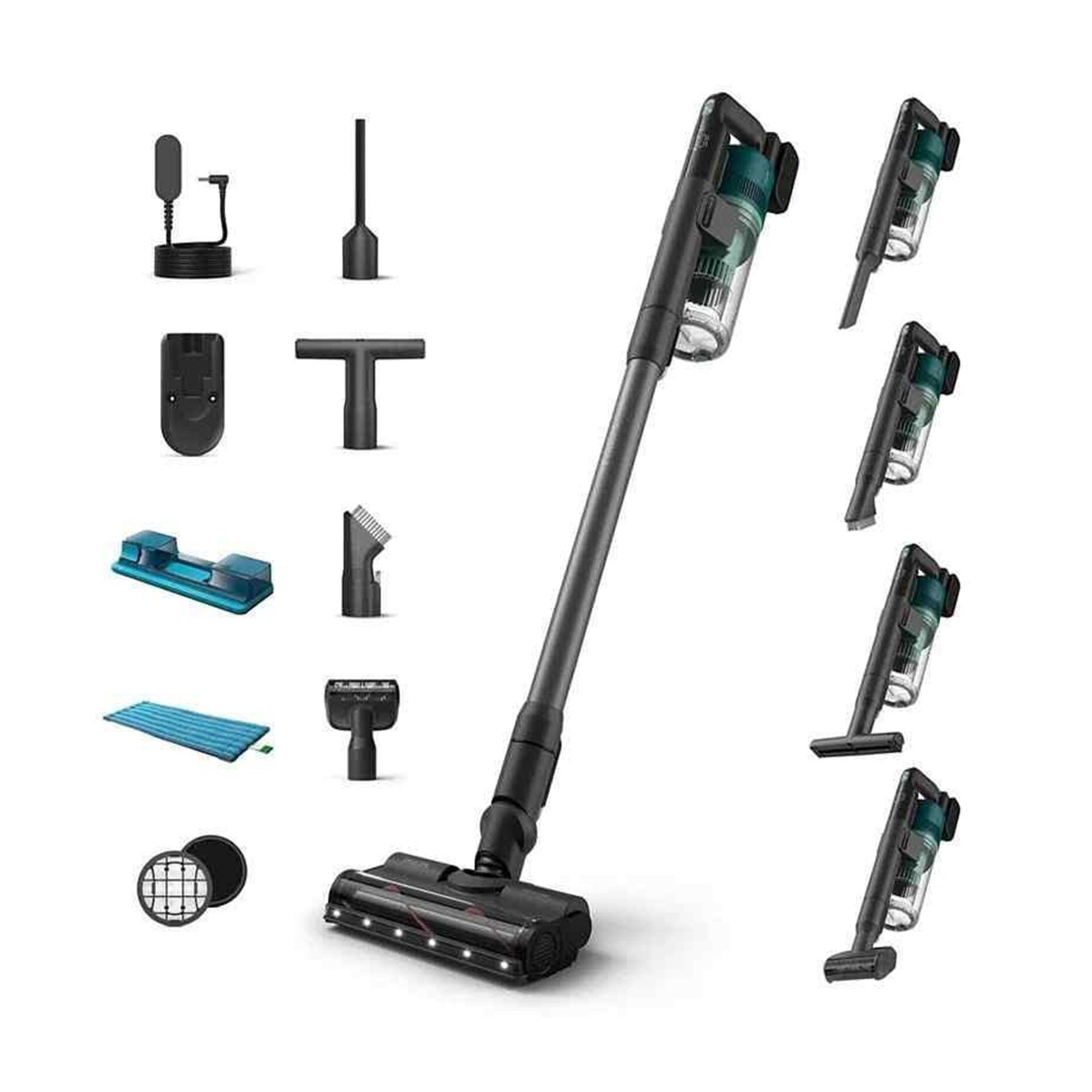 PHILIPS 6000 Serisi XC6557/01 Islak Kuru Şarjlı Dikey Süpürge + HDA150 Türk Kahve Makinesi Hediyeli