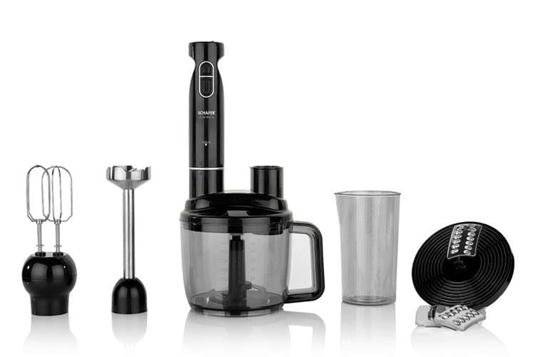 SCHAFER Chef Blend Mega Blender Set - Siyah/Gümüş (SIY03)