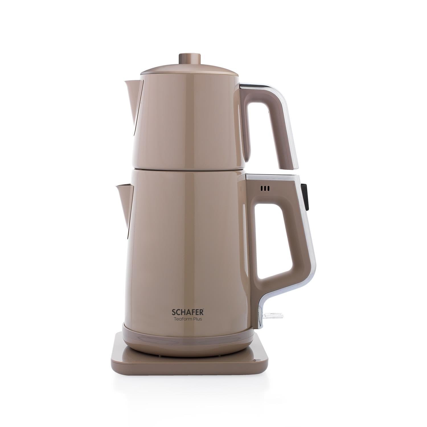 SCHAFER Teaform Plus Paslanmaz Çay Makinesi - Bej