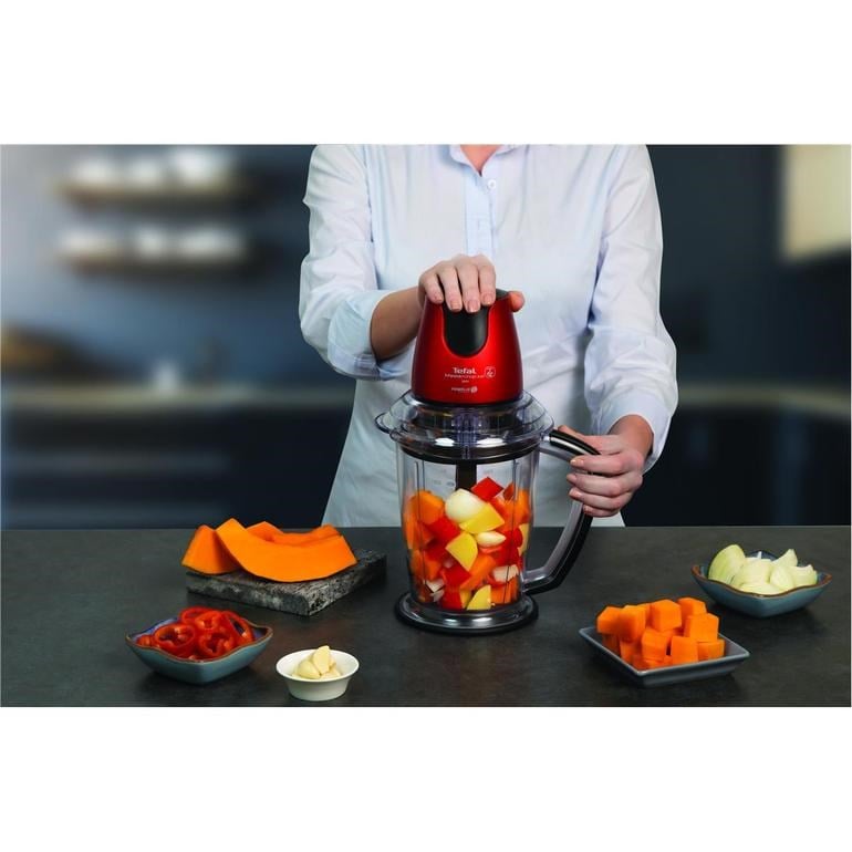 TEFAL Masterchop Powelix Maxi XXL 500 W 4 Bıçaklı Doğrayıcı Kırmızı (9100044279)