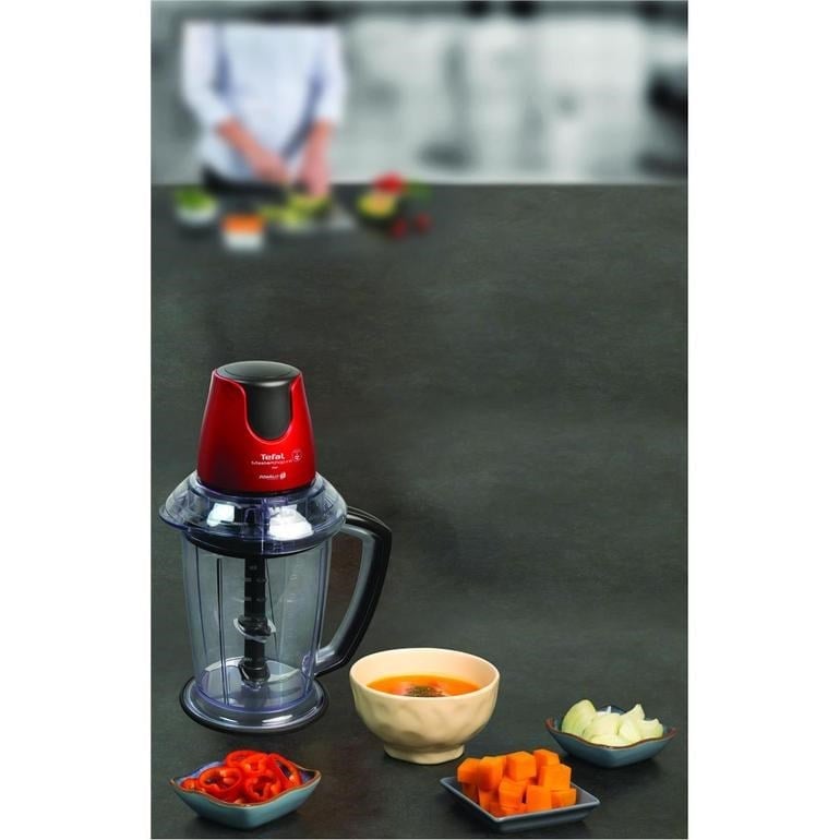 TEFAL Masterchop Powelix Maxi XXL 500 W 4 Bıçaklı Doğrayıcı Kırmızı (9100044279)