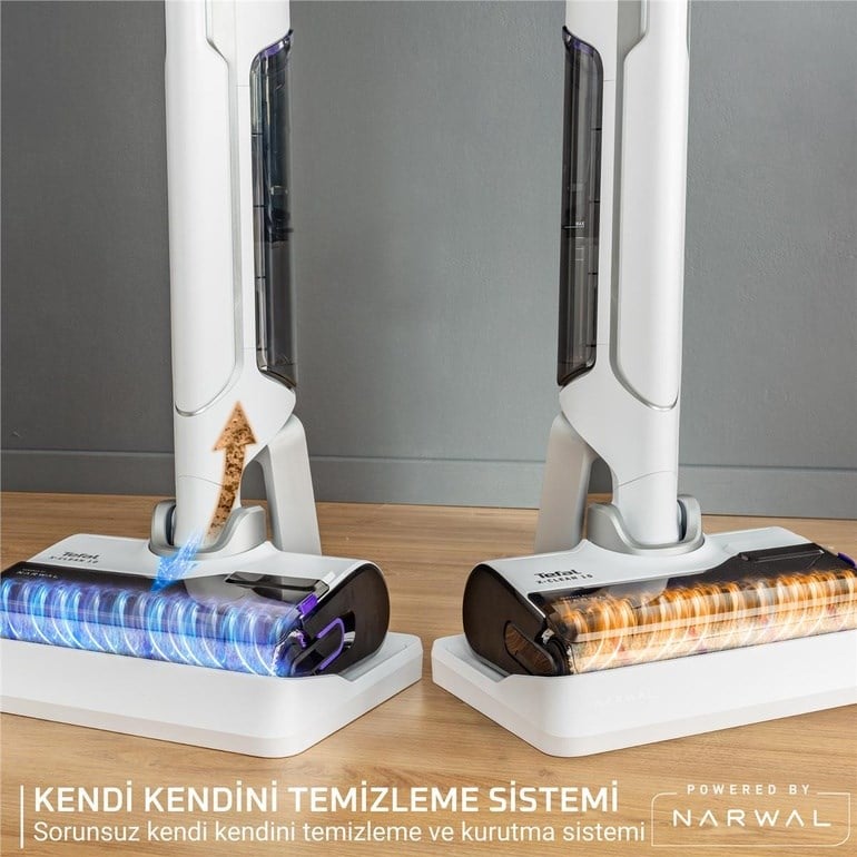 TEFAL X-Clean 10 Islak Sert Zemin Temizleyici Kablosuz Dikey Süpürge (2211401372)