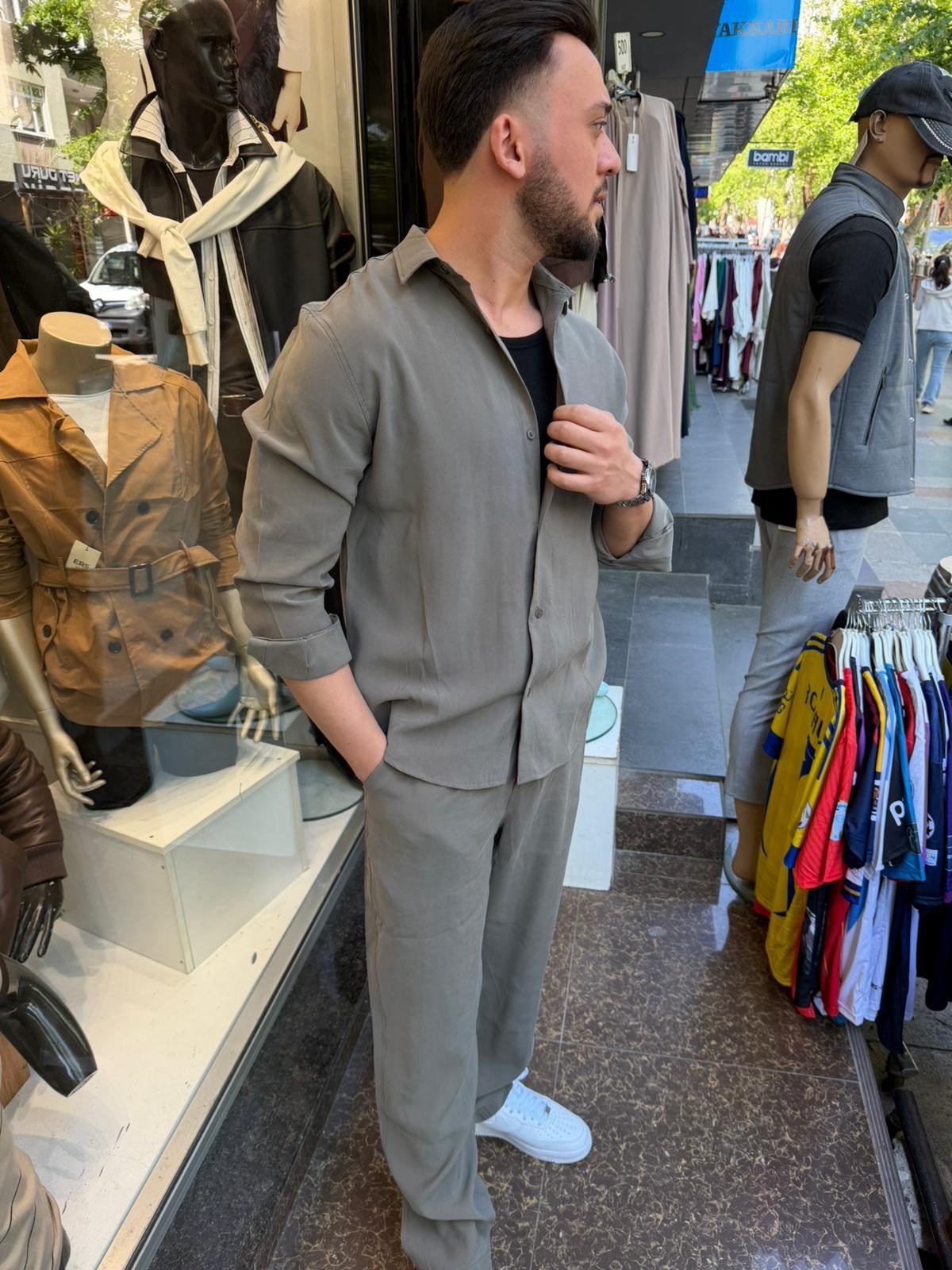 yeşil renk modal takım