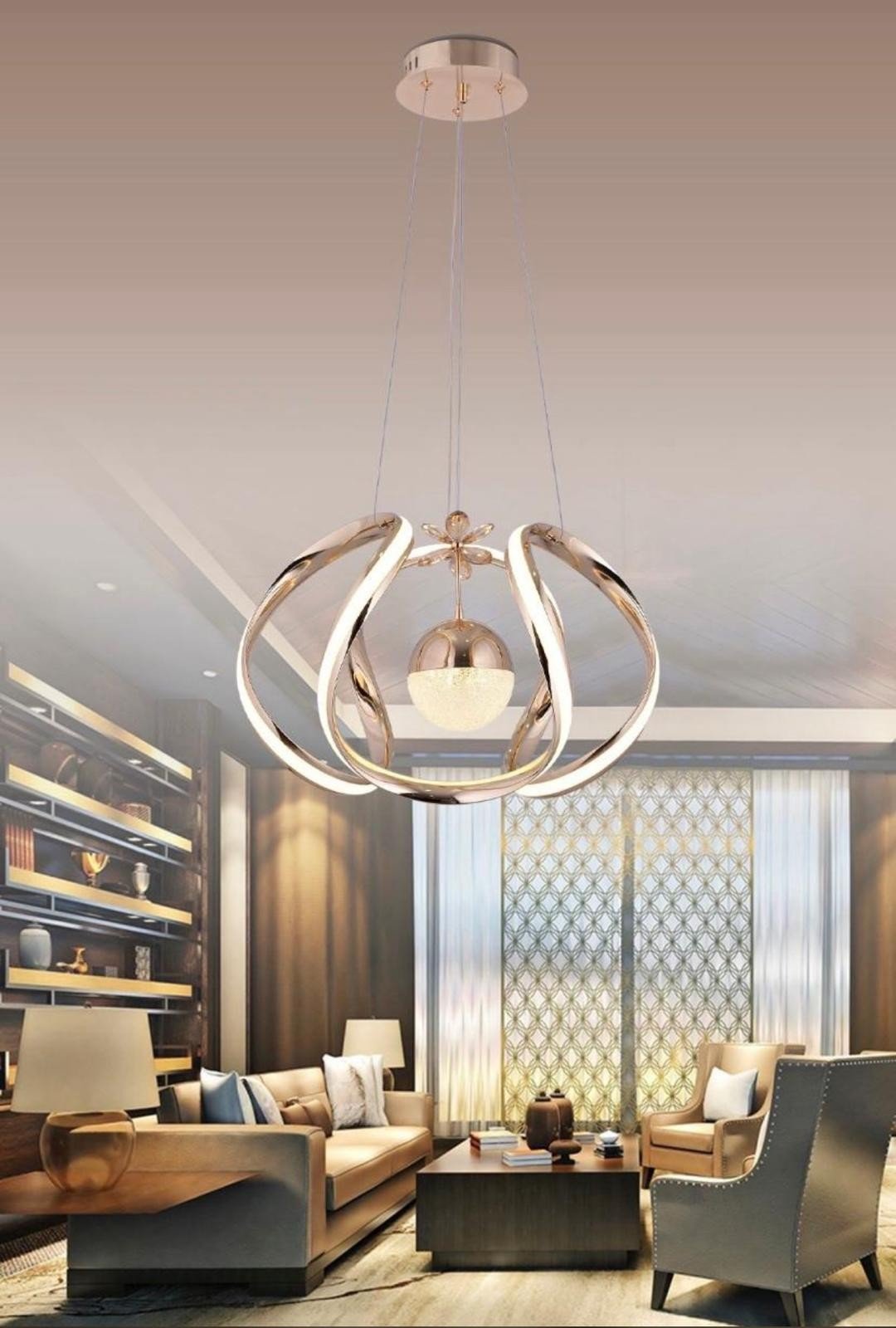 AHTAPOT TEKLİ LED SARKIT Gold AVİZE