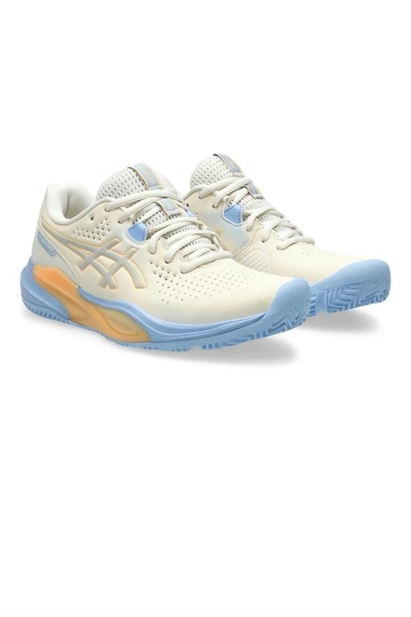 Asics Gel Challenger 15 Krem Kadın Padel Ayakkabısı