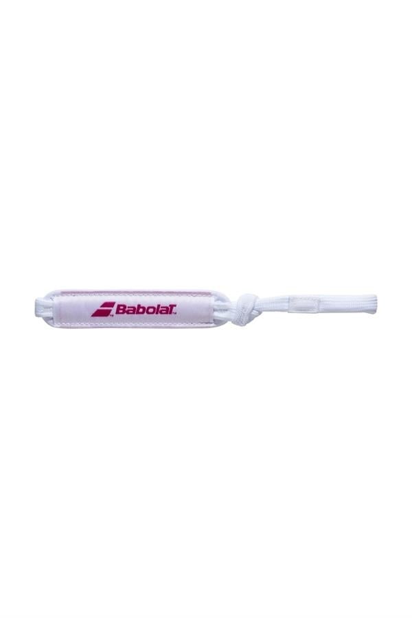 Babolat Padel Raket Bileklik Kayışı Beyaz Pembe