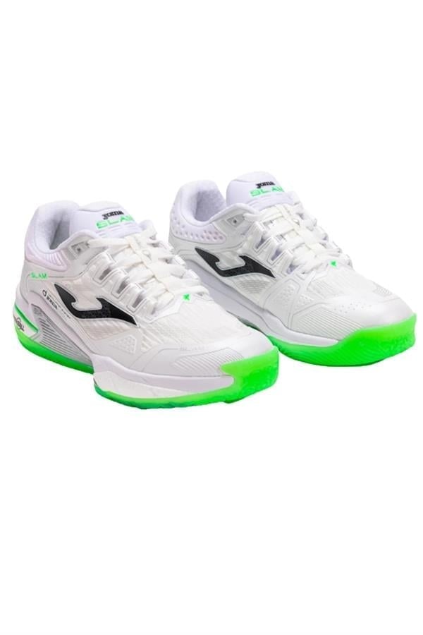 Joma Slam Men 2502 Beyaz Yeşil Erkek Padel Ayakkabısı