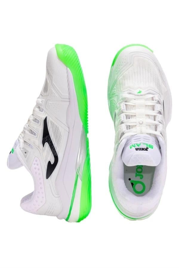 Joma Slam Men 2502 Beyaz Yeşil Erkek Padel Ayakkabısı