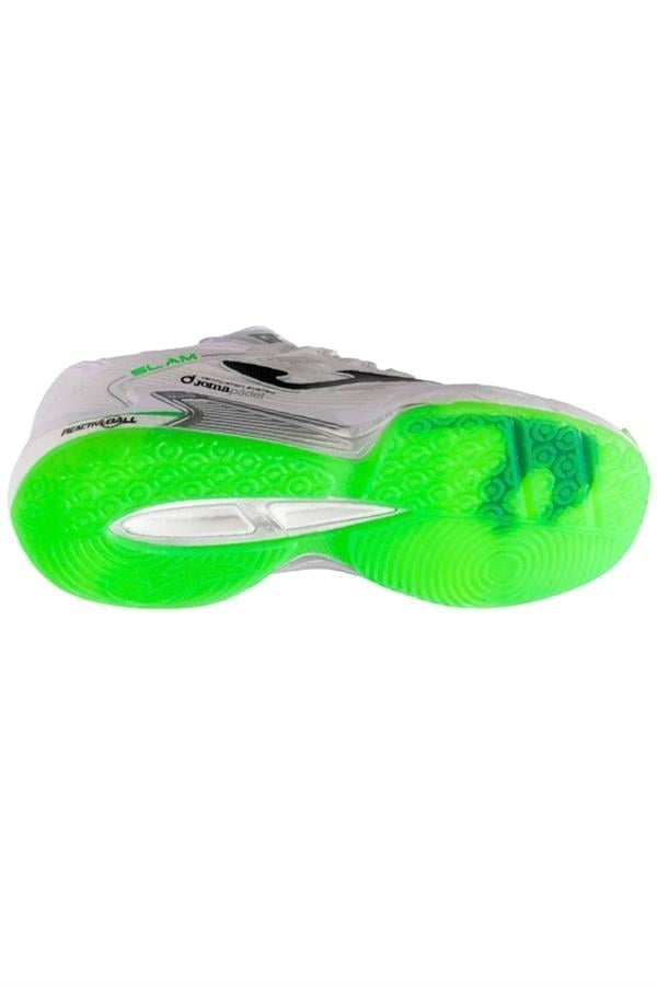 Joma Slam Men 2502 Beyaz Yeşil Erkek Padel Ayakkabısı