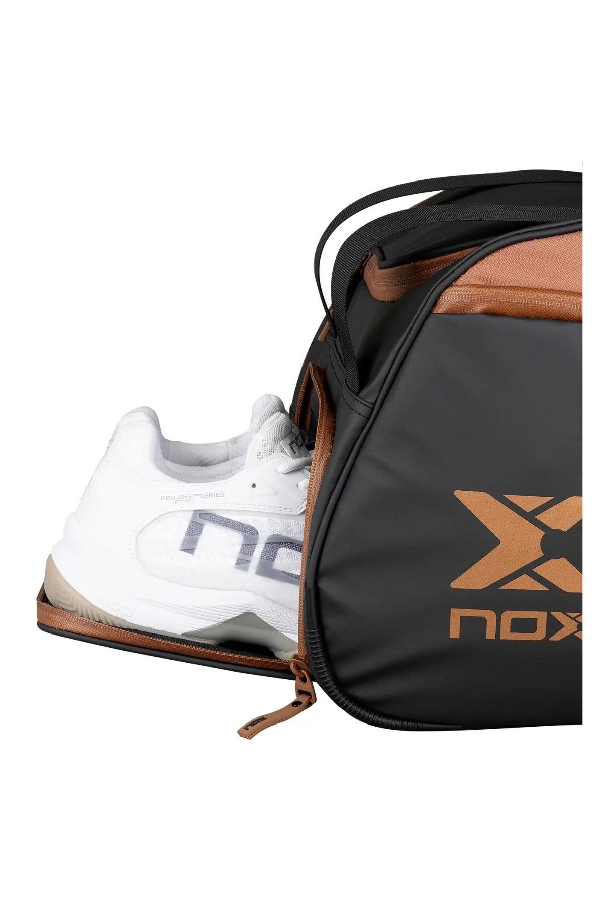 Nox Luxury Open Series Black Brown Padel Raket Çantası