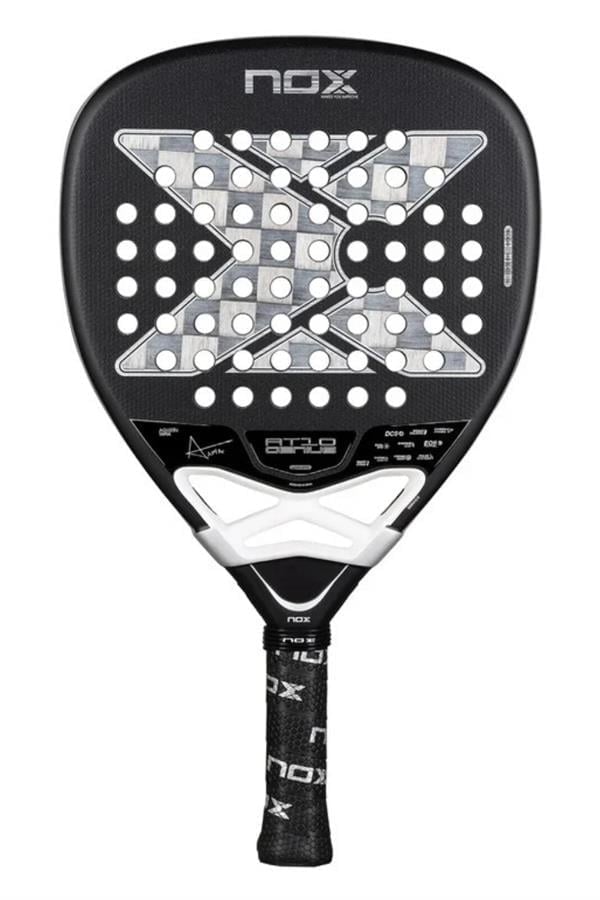 Nox AT10 Genius  Attack 18K Alum 360-370 Gr By Agustin Tapia Padel Tenis Raketi