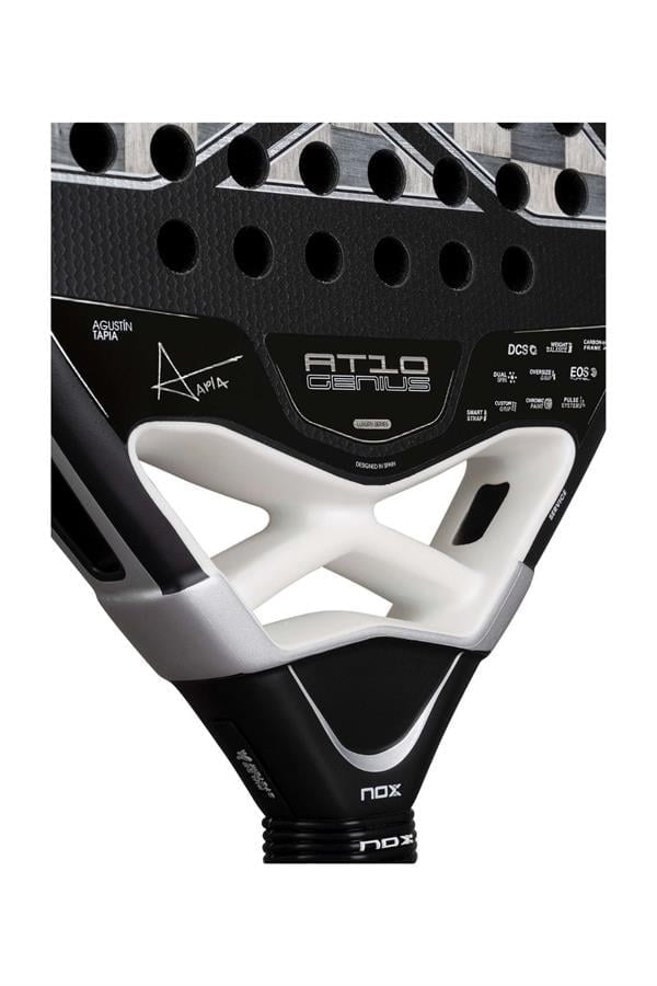 Nox AT10 Genius  Attack 18K Alum 360-370 Gr By Agustin Tapia Padel Tenis Raketi