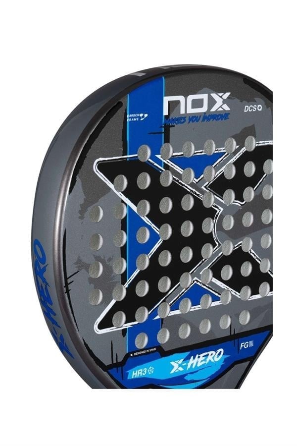 Nox X-Hero Blue 350-360 Gr  Padel Tenis Raketi